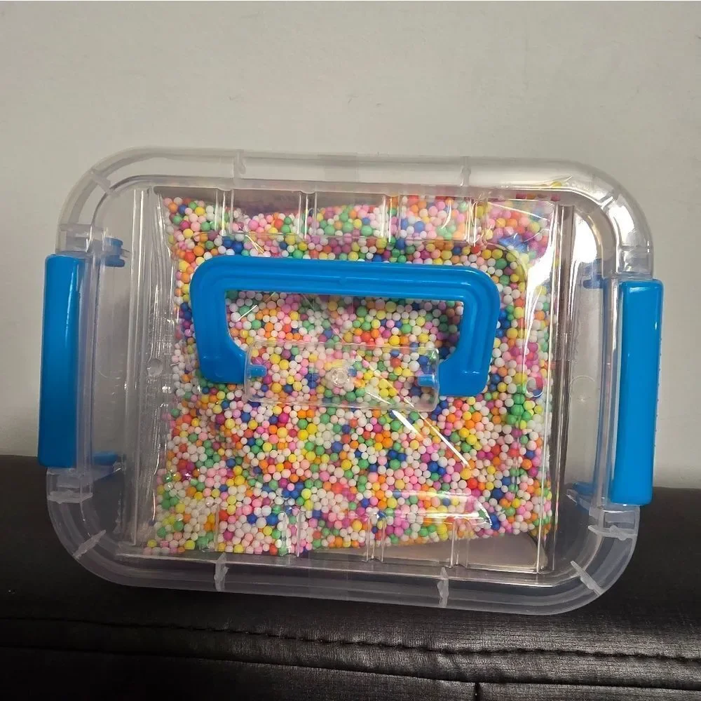 New kid's Playright Ultimate Sensory Bin, slime and mix in, 22 piece set